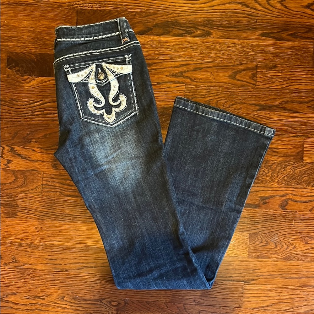 Women's Cello Blue Jeans with Embroidered Pocket